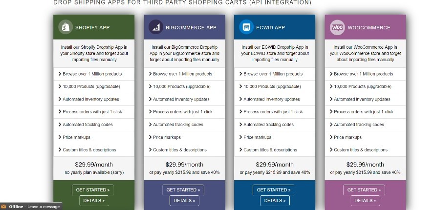 Wholesale 2B - plans and pricing(3)